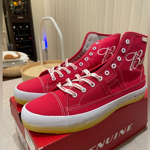 HUF Other - HUF x Budweiser Shoes King Beers High Skate Canvas Shoes